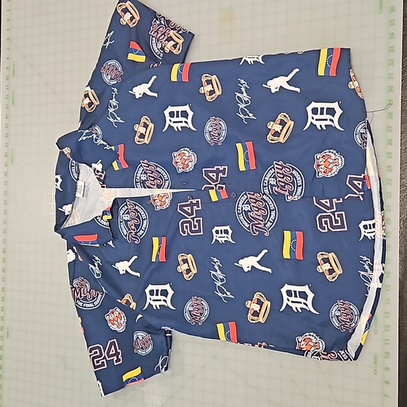 Bda Other - Men's  Miguel Cabrera commemorative final baseball game, button down